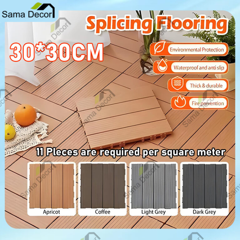 Pilihan Lantai PVC Sambung 30x30cm untuk Teras dan Ruang Luar
