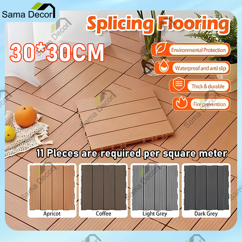 Pilihan Lantai PVC Sambung 30x30cm untuk Teras dan Ruang Luar