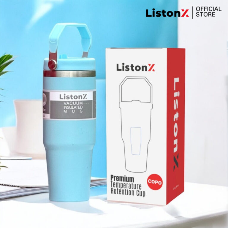 ListonX SUS304 Stainless Steel Tumbler 900ml: Ciri Thermo Flask untuk Air Panas dan Sejuk