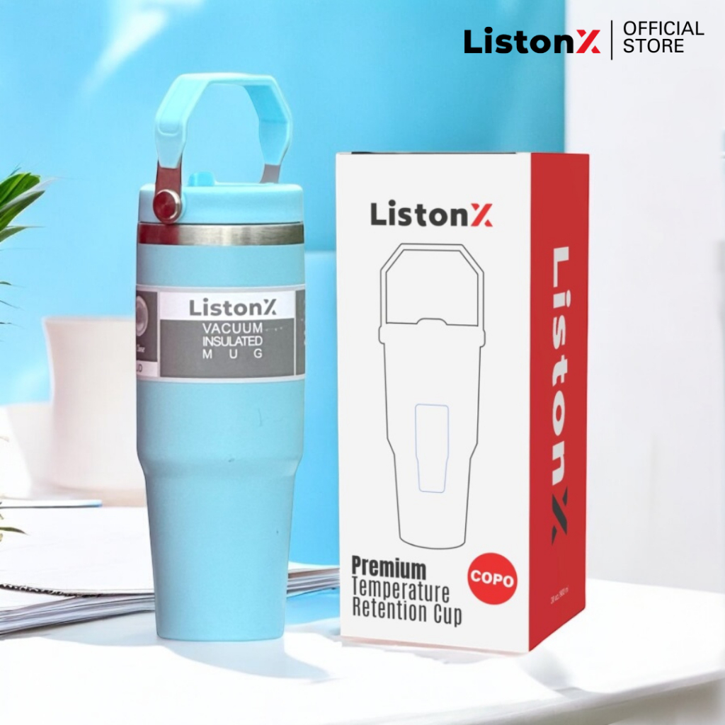 ListonX SUS304 Stainless Steel Tumbler 900ml: Ciri Thermo Flask untuk Air Panas dan Sejuk