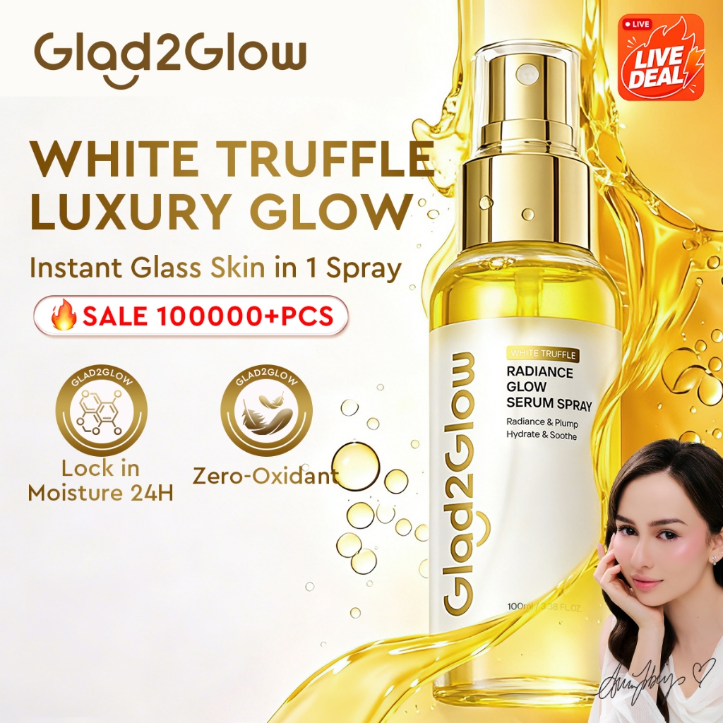 Glad2Glow White Truffle Radiance Glow Serum Spray 100ml