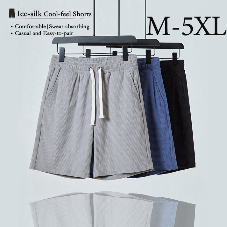 Seluar Pendek Lelaki M-5XL Drawstring Kasual dan Sukan