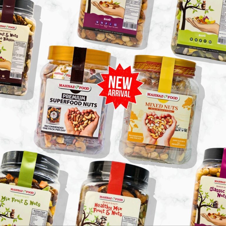 MAHNAZ Food Variety Healthy Mix Fruits dan Nuts: Pilihan Saiz 800g dan 500g