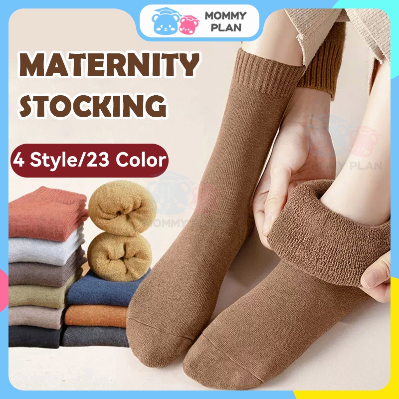 Maternity Stokin Winter Women Tebal Confinement Socks