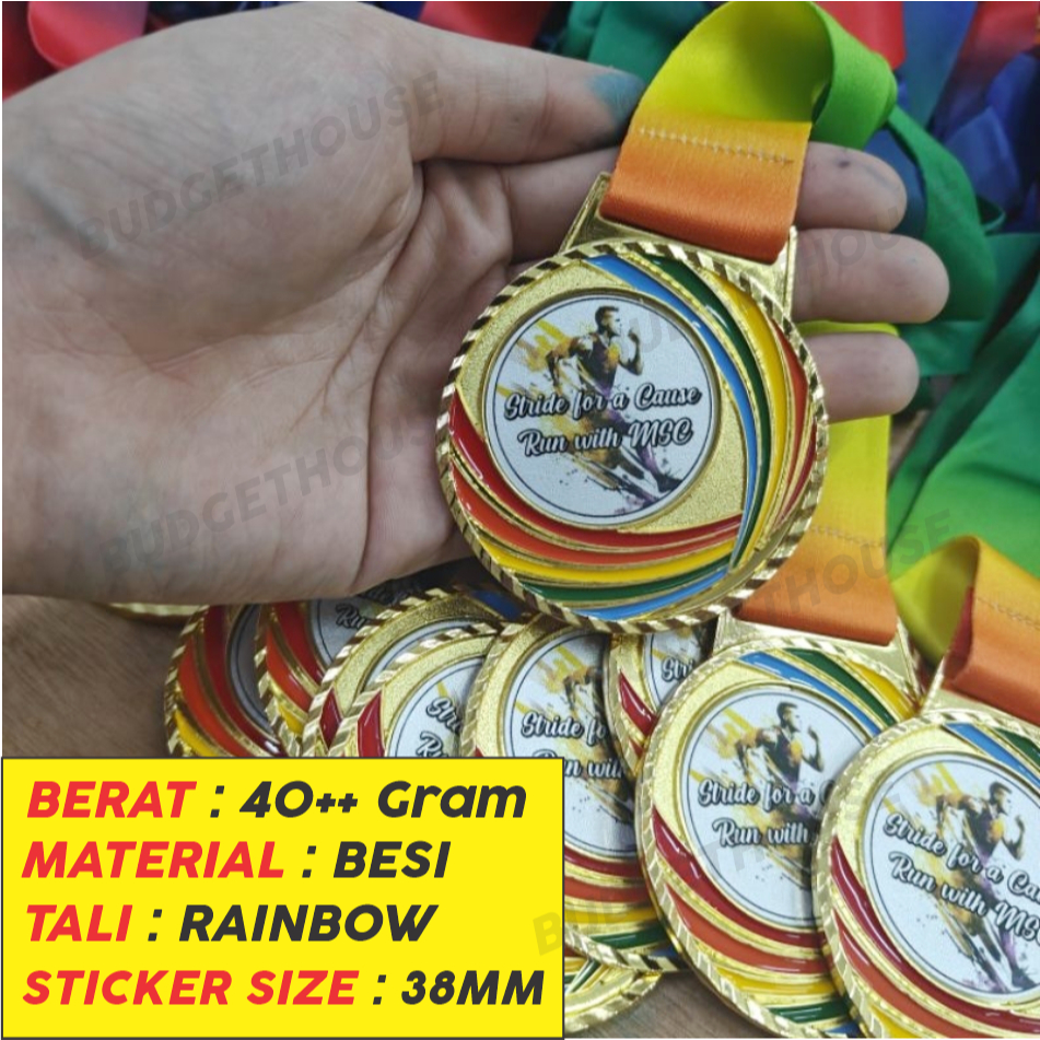 Metal Medal, Premium Medal dan Rainbow Medal untuk Pelbagai Acara