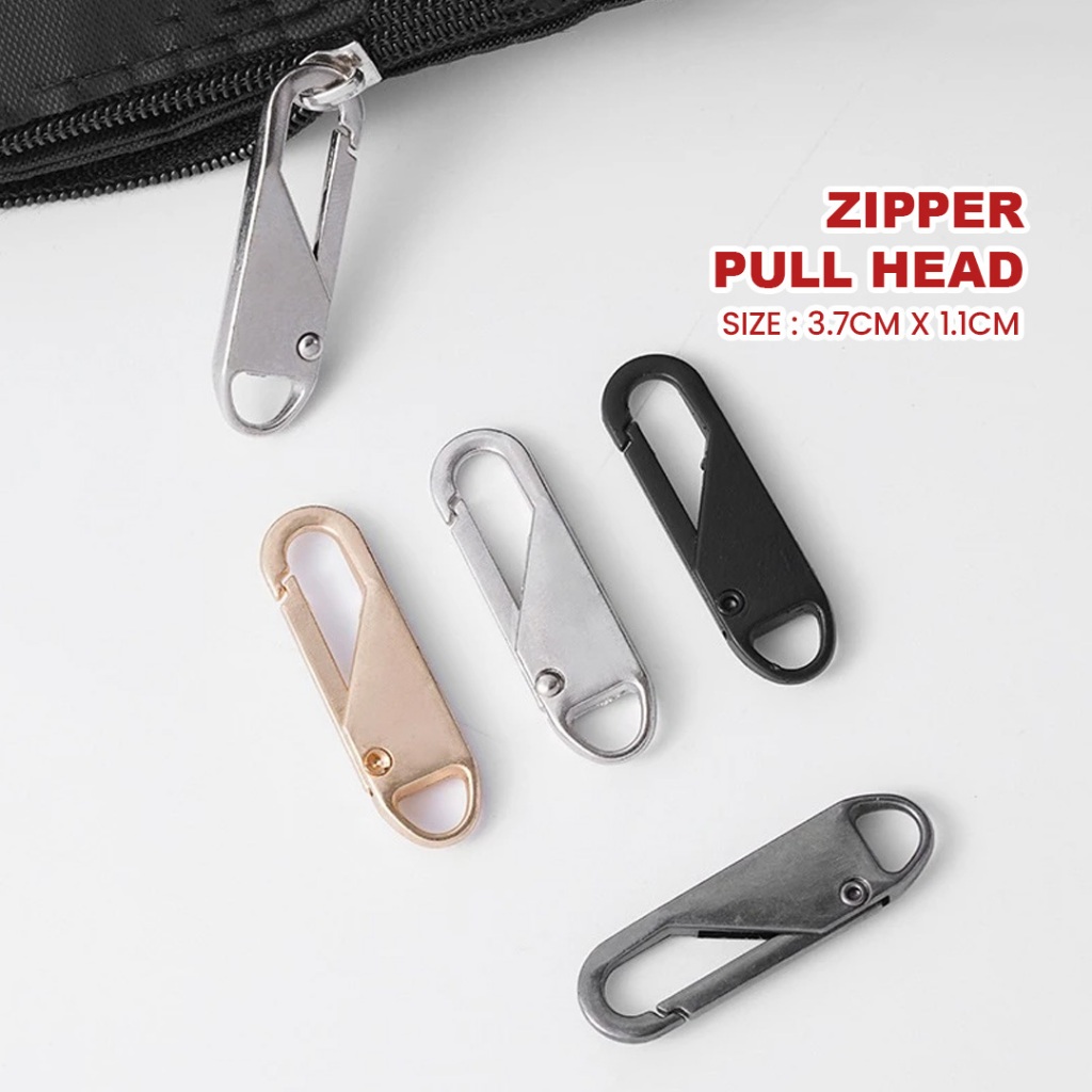 MILANDO Zipper Pull Head Detachable For Bags