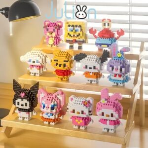 Mini Cartoon Cute Doll Toy Puzzle Micro Building Blocks