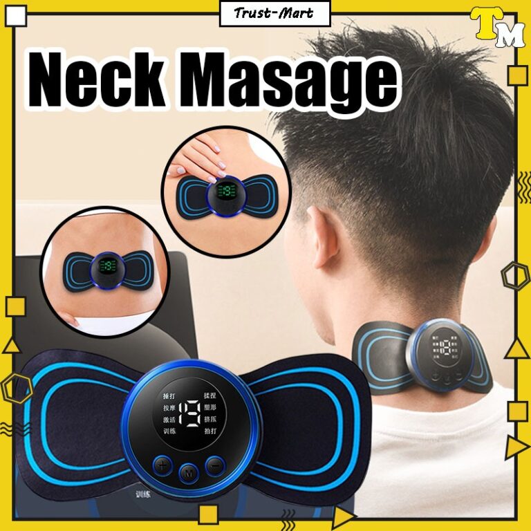 Mini Massager Electric Pulse Ems untuk Otot dan Relaksasi Mudah Alih