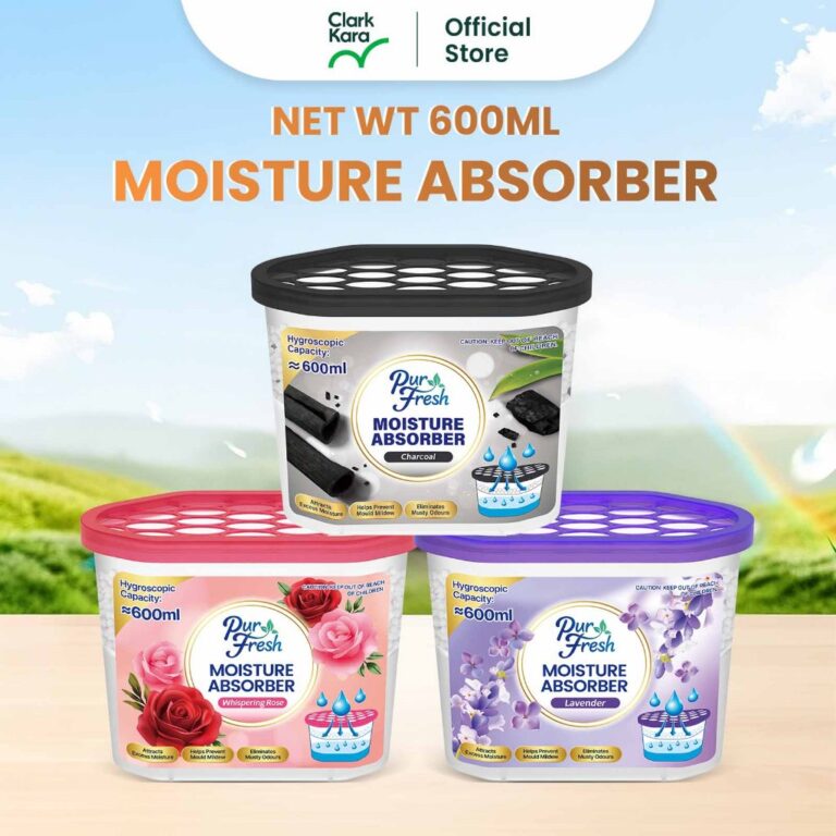 Purfresh 600ml Large Dehumidifier: Kawalan Lembapan Udara di Rumah dan Kereta