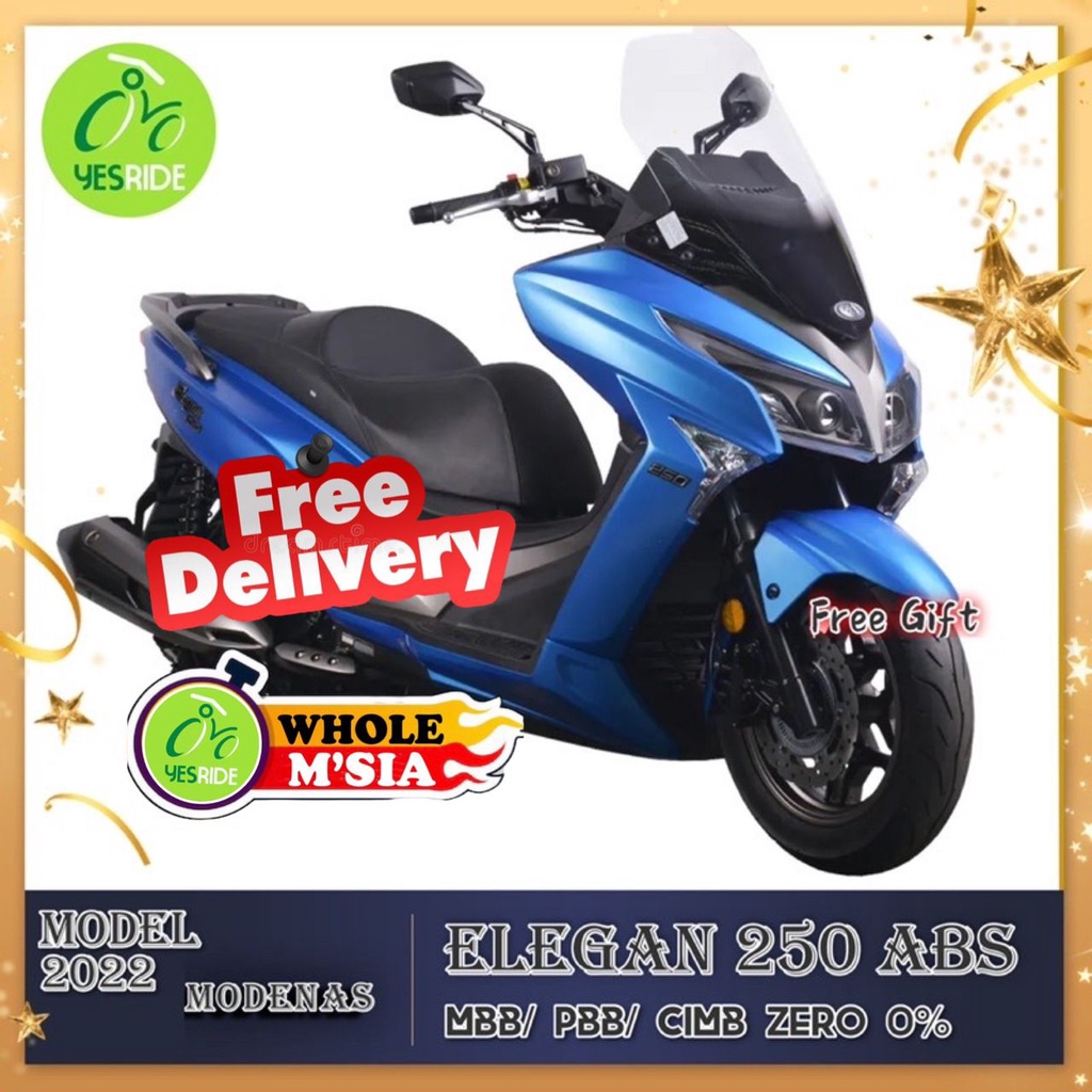 Adakah MODENAS ELEGAN 250 ABS Pilihan Skuter Maxi Terbaik Untuk Anda?