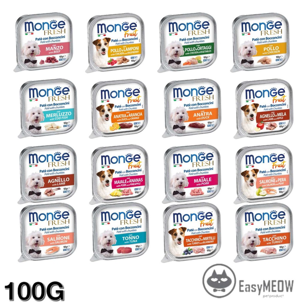 Monge Fresh Wet Food untuk Anjing dan Anak Anjing