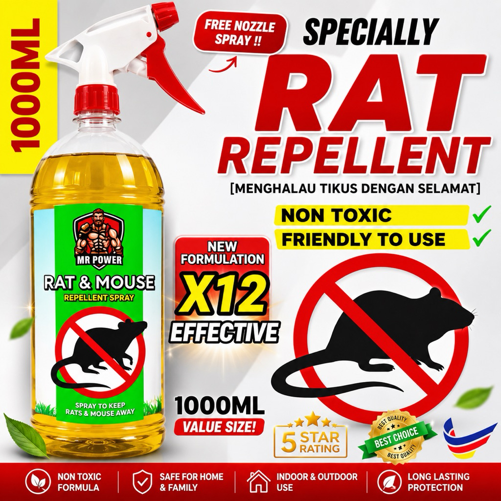 Mr Power Rat Repellent Penghalau Tikus 30days Effectiveness Mouse: Apa yang Anda Perlu Tahu