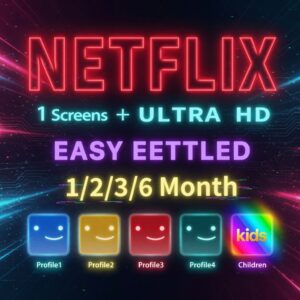 NETFLIX Account 4K FIix Account Premium Plan Neflix Murah