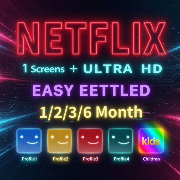 NETFLIX Account 4K FIix Account Premium Plan Neflix Murah