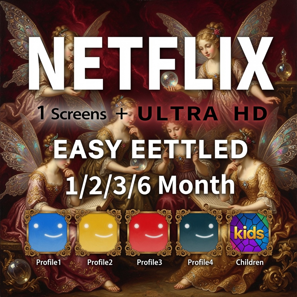 NETFLIX Account 4K FIix Account Premium Plan Neflix Murahflix