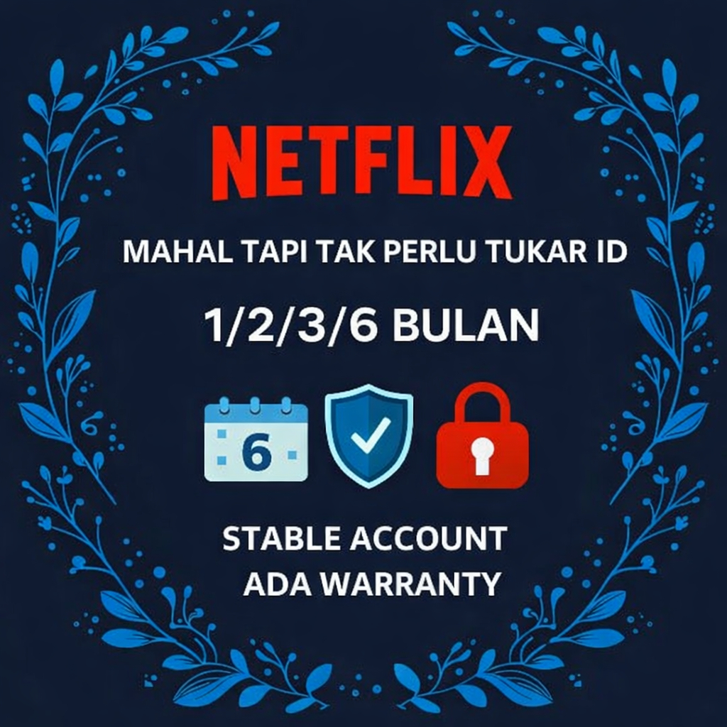 Panduan Langganan NETFLIX Account 4K NXV0732