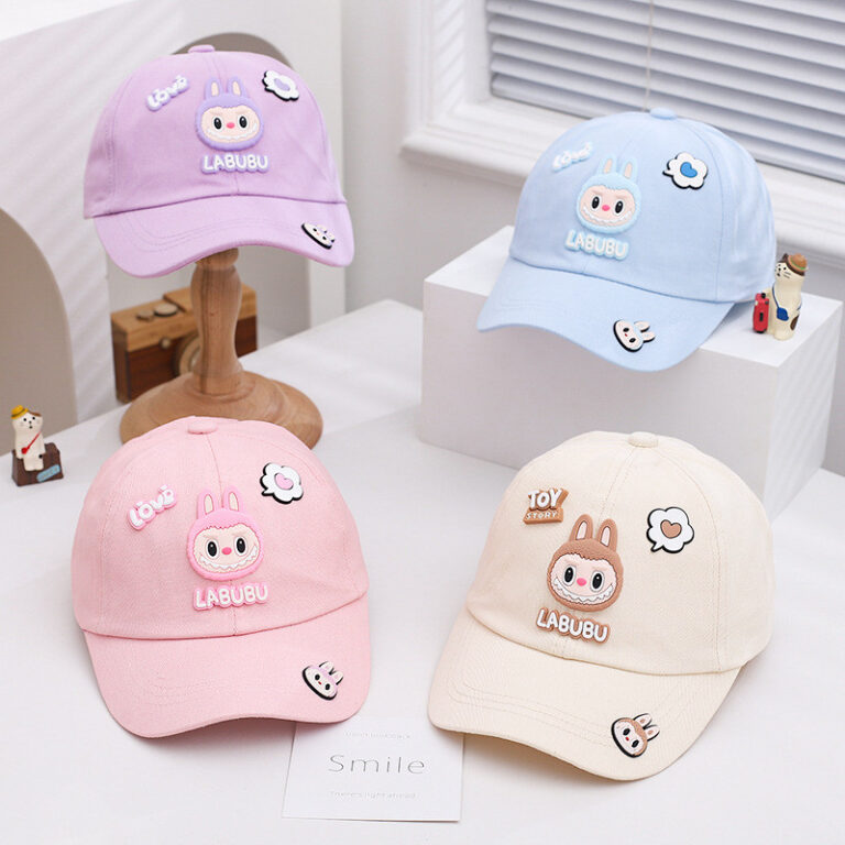 New Cute Labubu Cartoon Kids Baseball Cap - UPF: Topi Pelindung Panas Sesuai untuk Kanak-Kanak?