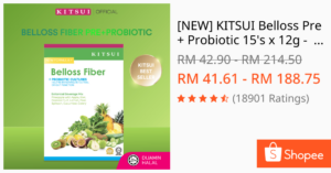 KITSUI Belloss Pre + Probiotic: Adakah Minuman Detoks Nanas Ini Pilihan Tepat Usus Anda?