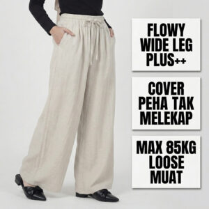 Adakah PANDAEYES Erika Cotton Linen Palazzo Pants Sesuai untuk Gaya Loose Fit?