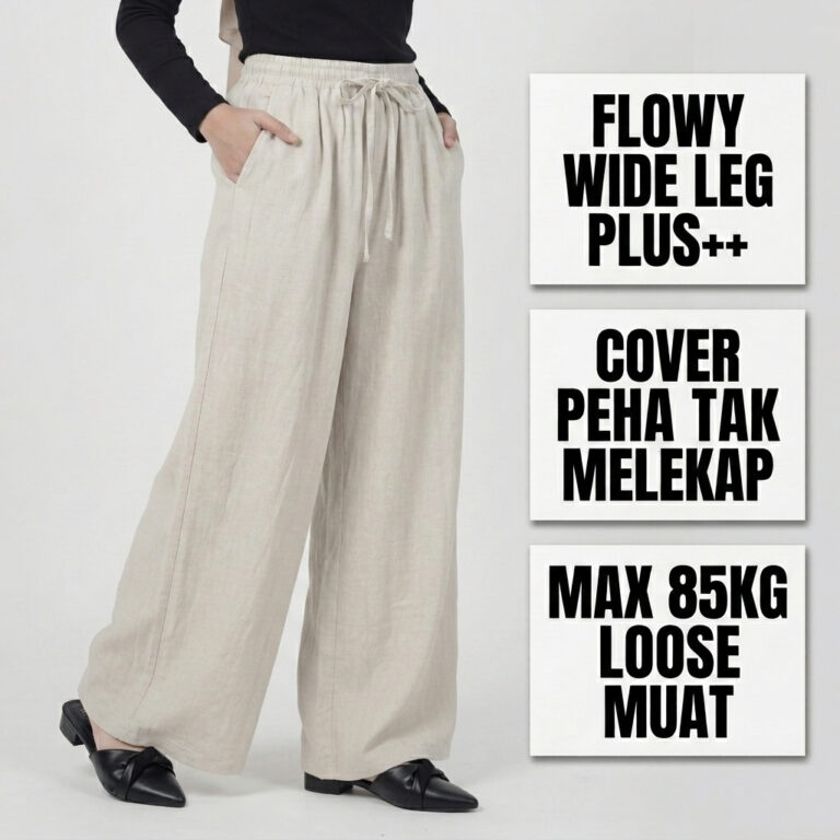 Adakah PANDAEYES Erika Cotton Linen Palazzo Pants Sesuai untuk Gaya Loose Fit?