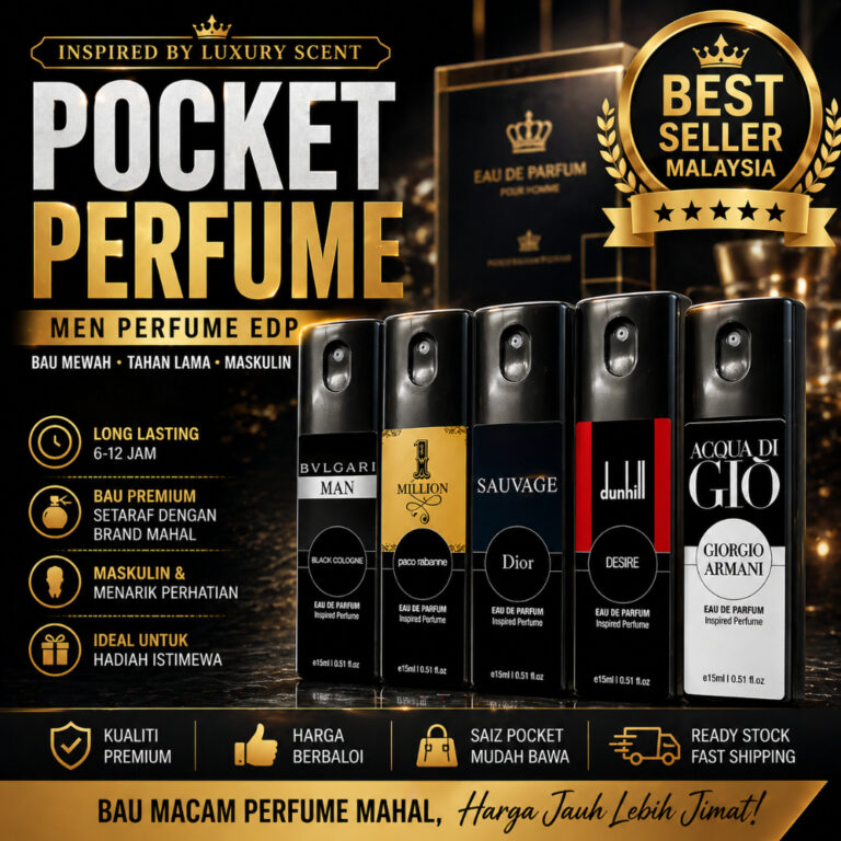 Adakah Perfume LELAKI EDP PREMIUM MASKULIN Sesuai untuk Kegunaan Harian?