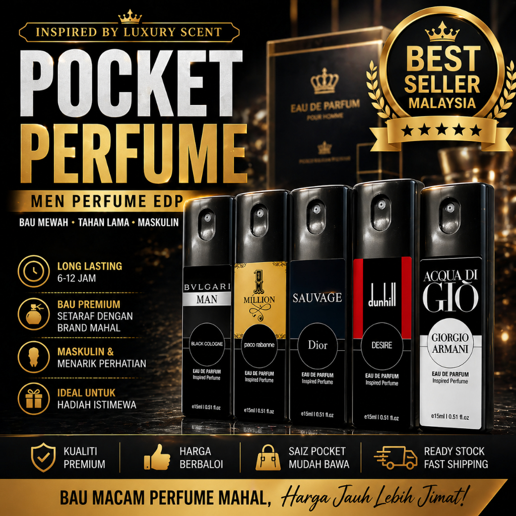 Adakah Perfume LELAKI EDP PREMIUM MASKULIN Sesuai untuk Kegunaan Harian?