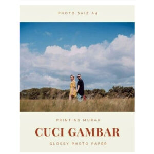 Cuci Gambar Glossy Photo Paper Pelbagai Saiz