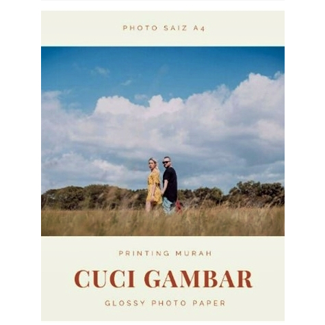 Cuci Gambar Glossy Photo Paper Pelbagai Saiz