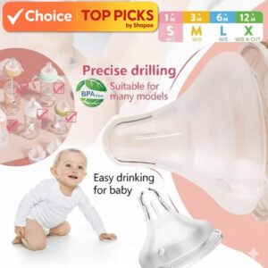 Pigeon Baby Nipple Soft Teat Bantu Bayi Menyusu Lebih Selesa