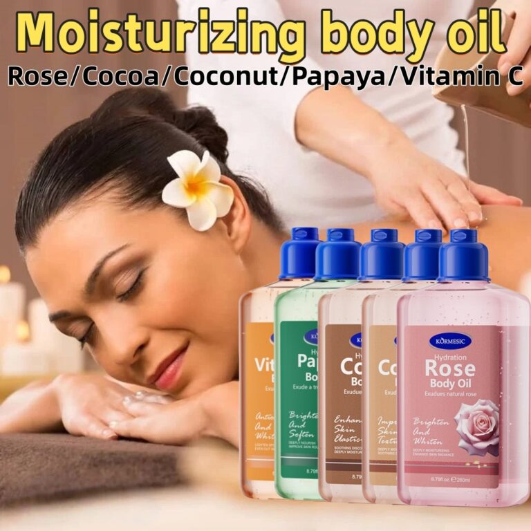 Minyak Badan Plant Rose Cocoa 260ml untuk Kelembapan Kulit