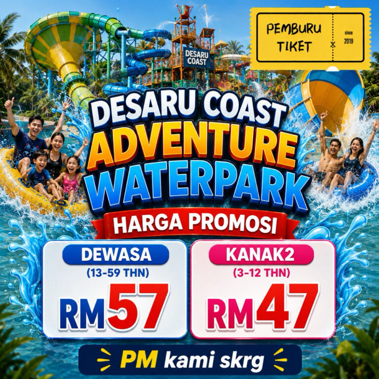 Desaru Coast Waterpark - Day Pass Open Ticket