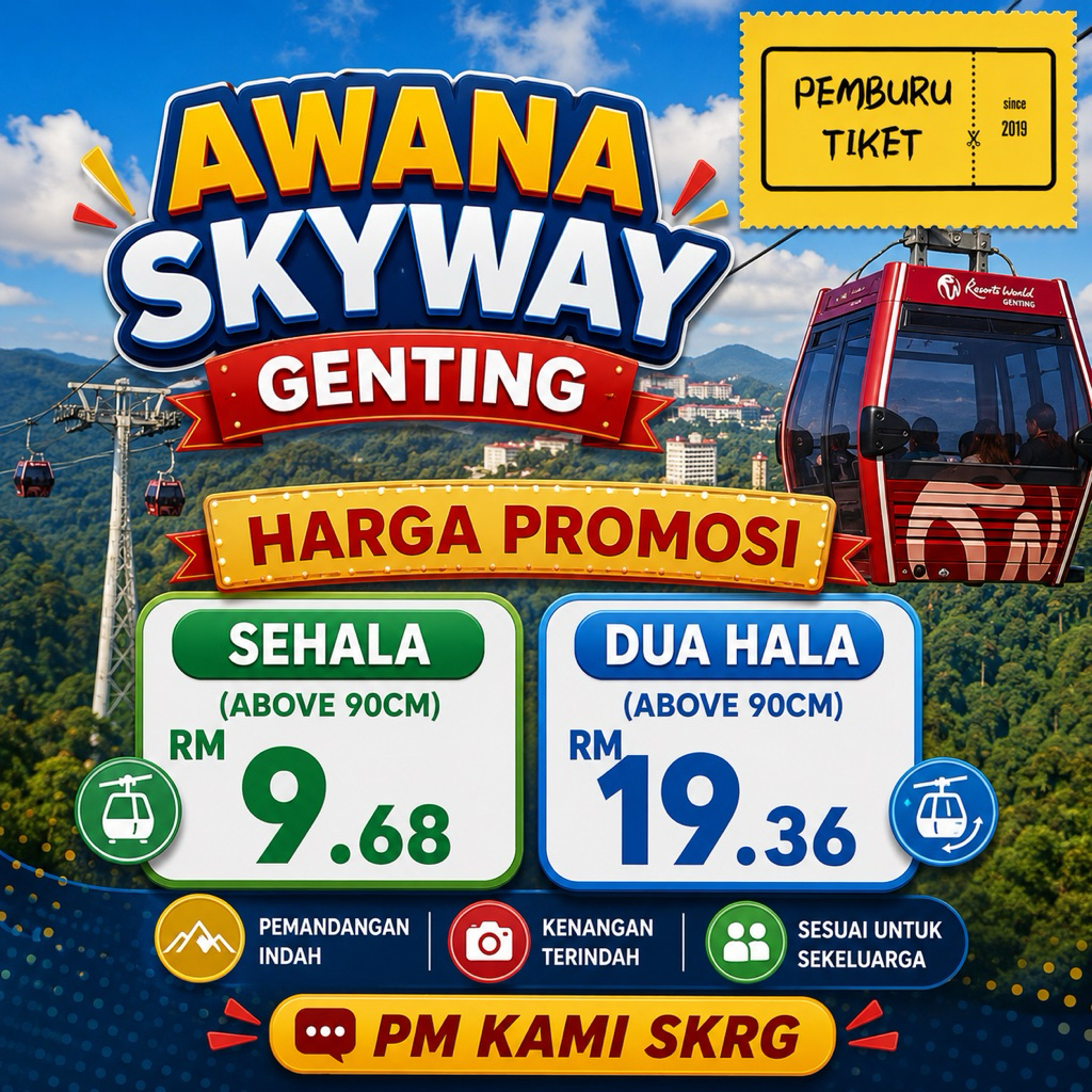 Awana Skyway Genting Cable Car Ticket