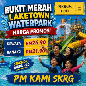 Tiket Masuk Bukit Merah Laketown Water Park