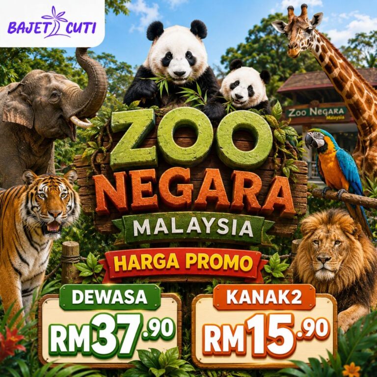 Tiket Zoo Negara Kuala Lumpur + Giant Panda