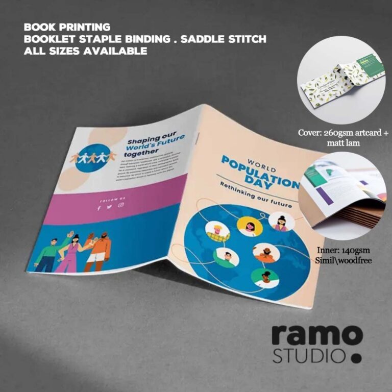 Cetak Buku Custom Saiz A4, A5 dan B5