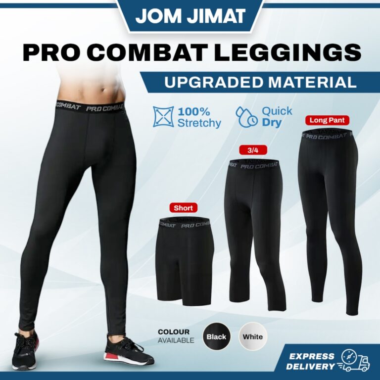 Pro Combat Leggings Tight Pants Men untuk Gim, Lari dan Renang