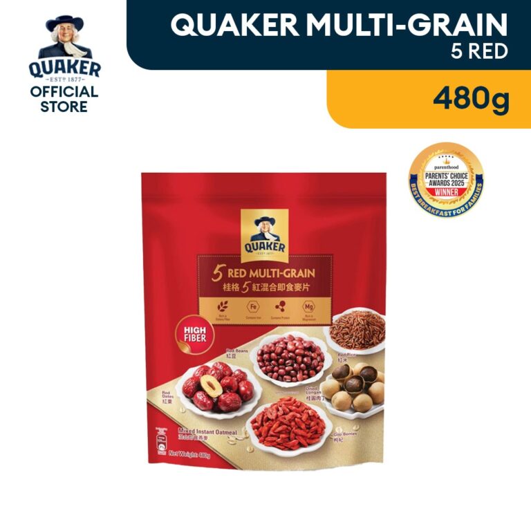 Quaker Five Red Multigrain (480g): Adakah Bijirin Merah Ini Sesuai untuk Rutin Harian Anda?