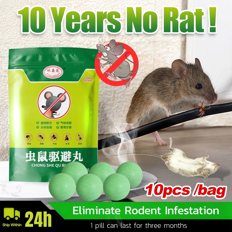 Rat Repellent Ball 1Pack 10Pcs Penghalau Tikus