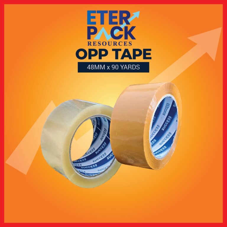 Eter Pack OPP Tape 48mm Pilihan Praktikal Kerja Pembungkusan Harian