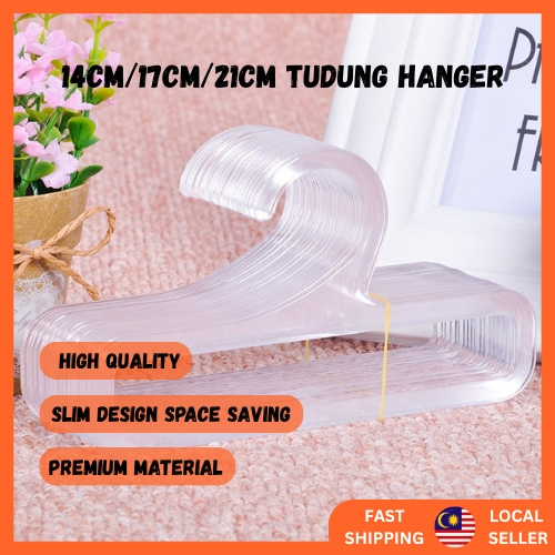 Hanger Tudung Bawal Transparent 1pc