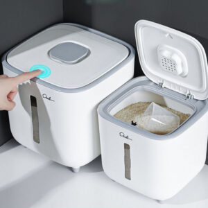 Rice Storage Box Grain Container Household Cereal Rice Bucket