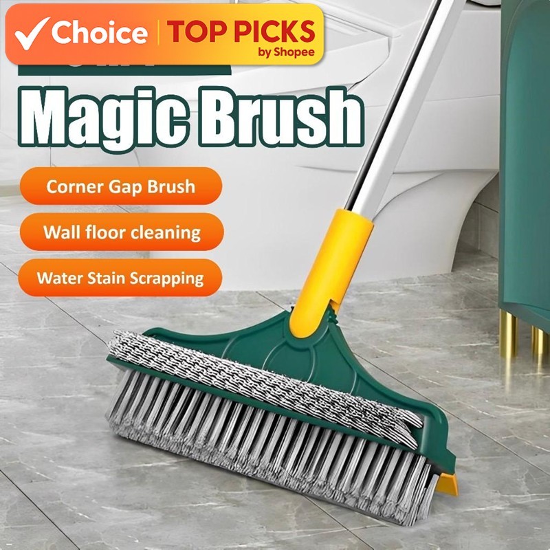 Rotating Magic Broom Brush (3-in-1): Adakah Sesuai untuk Lantai Rumah Anda?
