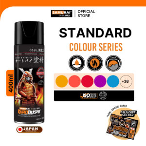 Cat Sembur Samurai Standard Colours Aerosol untuk Kereta dan Motosikal