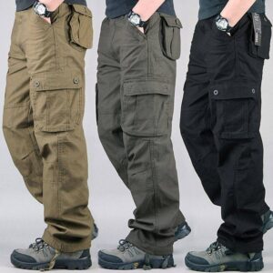 Seluar Kerja Lelaki 6Pocket Cotton: Regangan, Poket dan Cara Semak Saiz