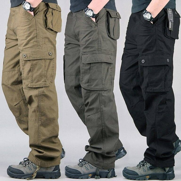 Seluar Kerja Lelaki 6Pocket Cotton: Regangan, Poket dan Cara Semak Saiz
