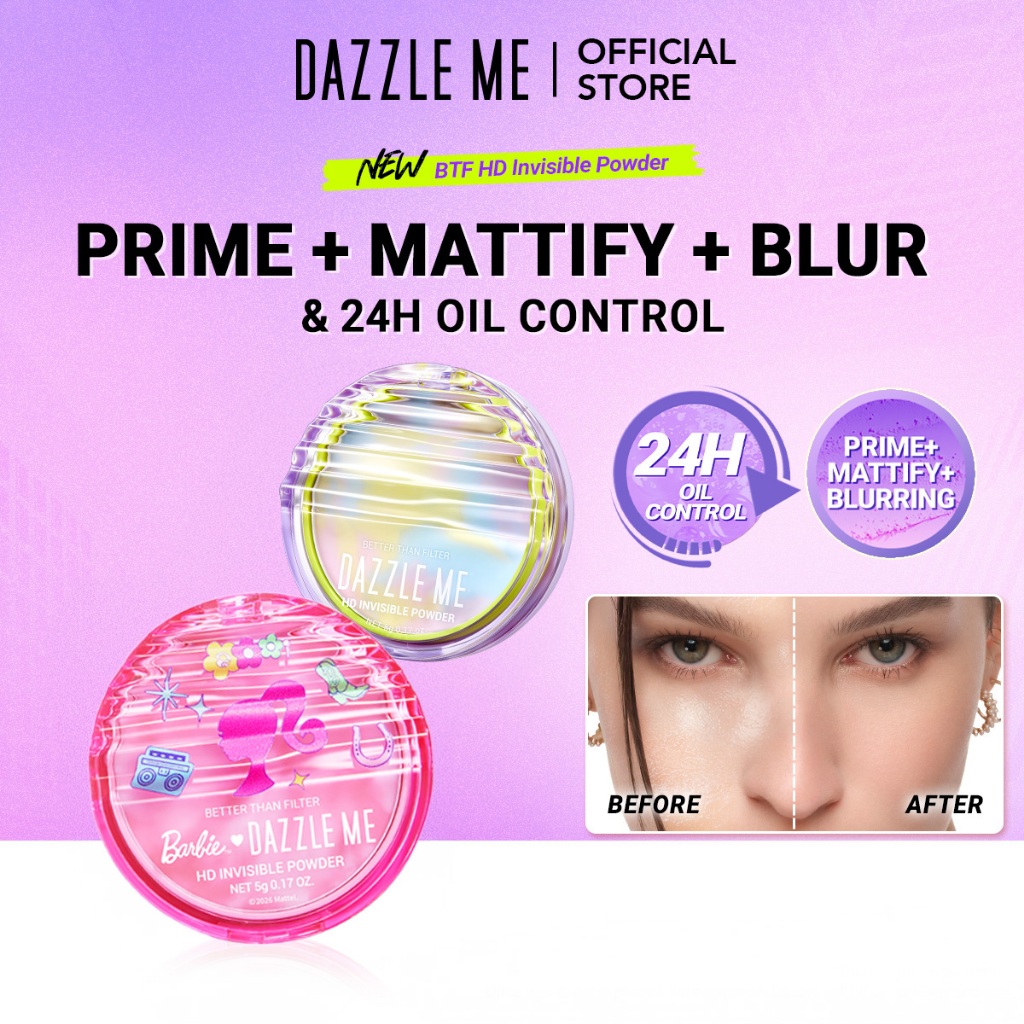 Semak Fakta dan Formula DAZZLE ME BTF HD Invisible Powder sebelum Beli