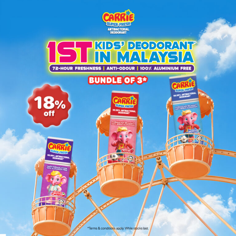Semak Fakta dan Pilihan Bauan Carrie Super Fresh Deodorant sebelum Beli