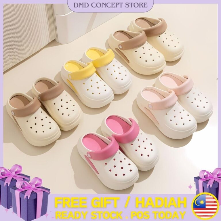 Semak Fakta dan Ukuran Thick soled style fashionable two piece women sandals sebelum Beli