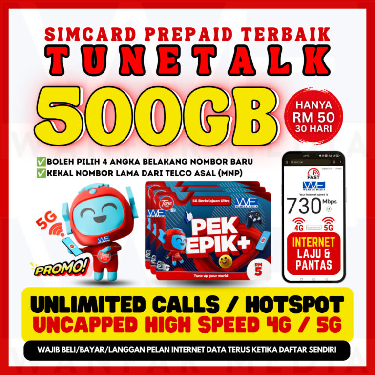 SIM KAD TUNETALK Unlimited Internet: Apa yang Anda Perlu Tahu