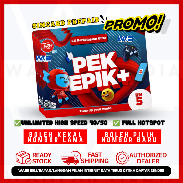 Simkad TUNETALK Unlimited Internet: Apa yang Perlu Anda Tahu Tentang Liputan Celcom 4G dan 5G